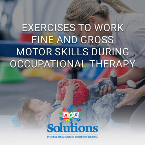 Exercises to Work Fine and Gross Motor Skills During Occupational Therapy